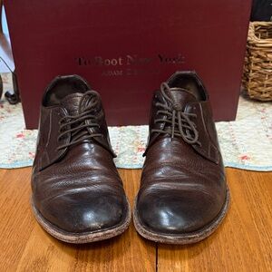 To Boot New York Dark Brown Leather Oxfords